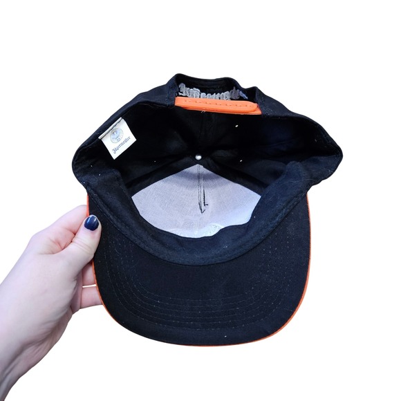 Jagermeister Black & Orange Baseball Cap Hat Snapback Jager Shot One Size - Picture 5 of 5